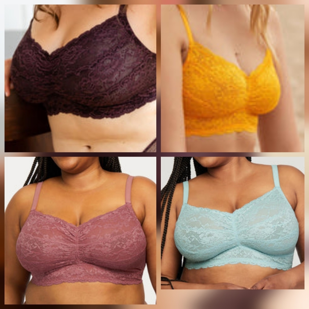 Montelle Intimates Cup-Sized Bralettes Lot Of 4